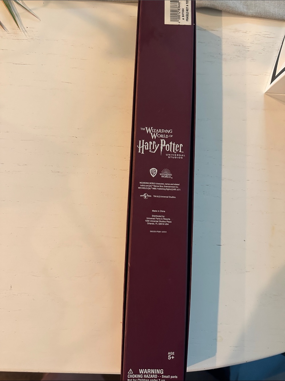 Harry Potter Themed Decorative Storage Box with Interactive Wand for Universal